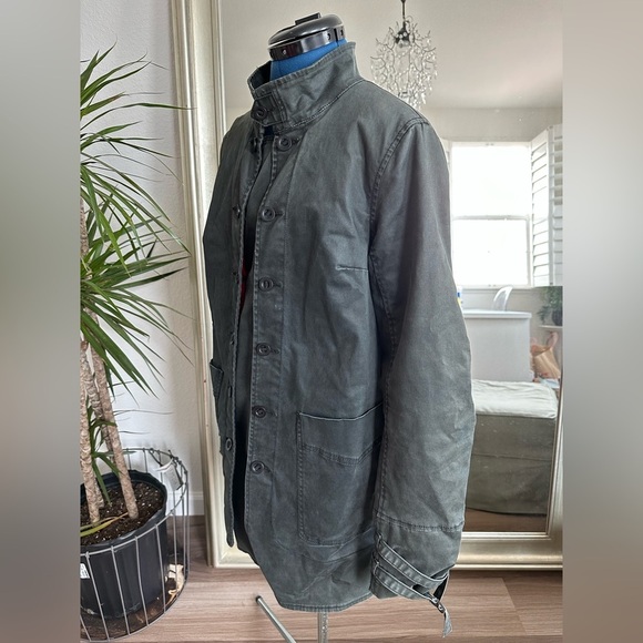 Vintage Free People Field Coat Double Button Military Style Size M - Picture 3 of 12